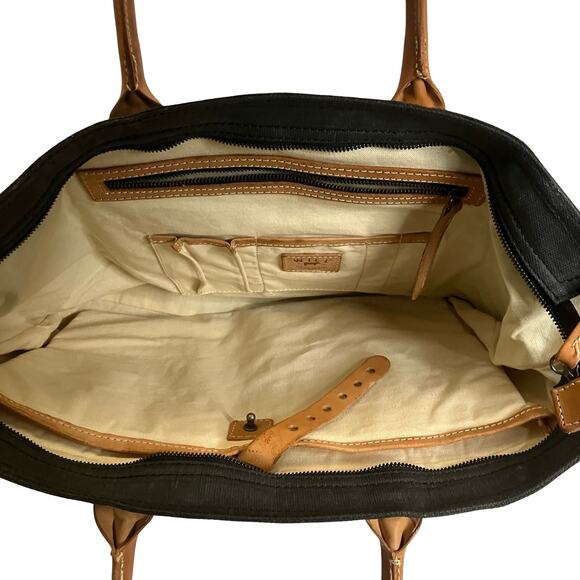 Will Leather Goods Original Utility Tote in Wax Coated Canvas and Leather - Picture 6 of 10